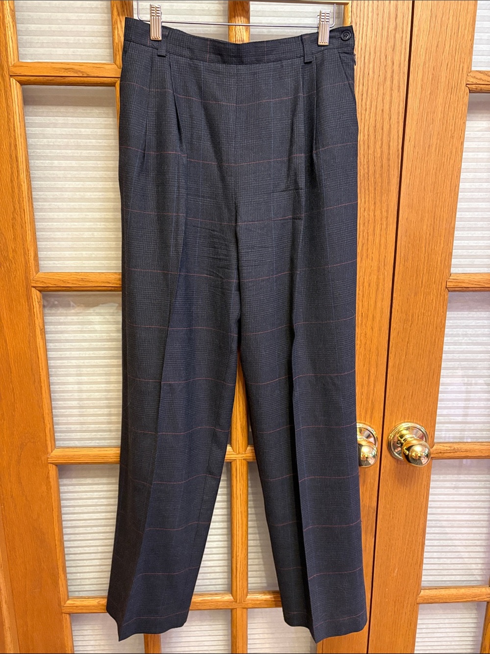 EUC Charter Club Wool Plaid Dress Trousers